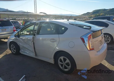 2013 Toyota Prius Two из США, поврежденный, VIN JTDKN3DU2D0348199
